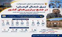 کسب رتبه پنجم  کشور توسط برق شمال کرمان در اجرای طرح مهتاب