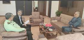 تقدیر فرمانده انتظامی از مدیرعامل توزیع برق شمال کرمان؛ همکاری در کاهش سرقت و تامین امنیت